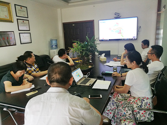 新阳领导莅临我院进行项目设计论证 新阳领导莅临我院进行项目设计论证